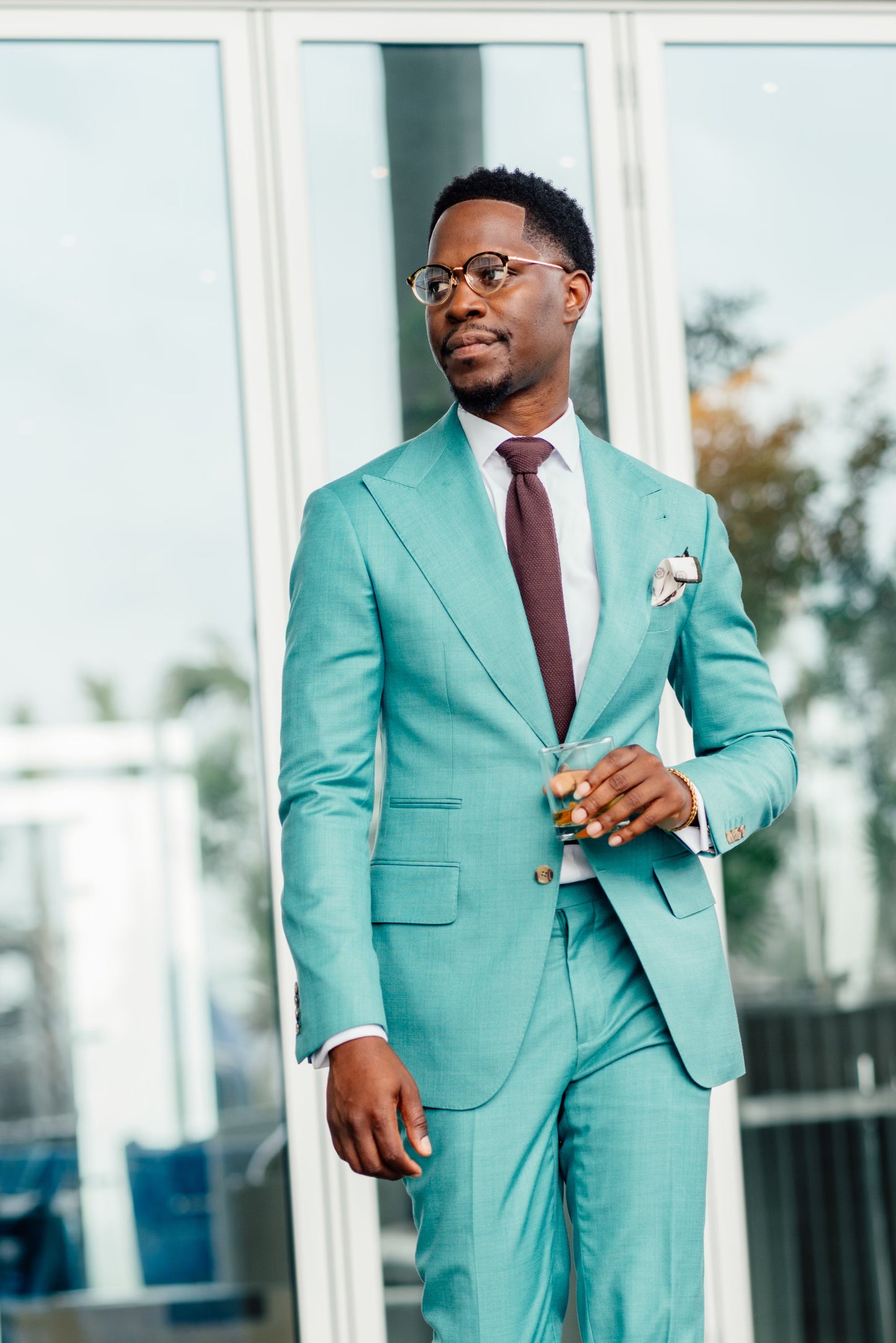 Spring Teal Suit