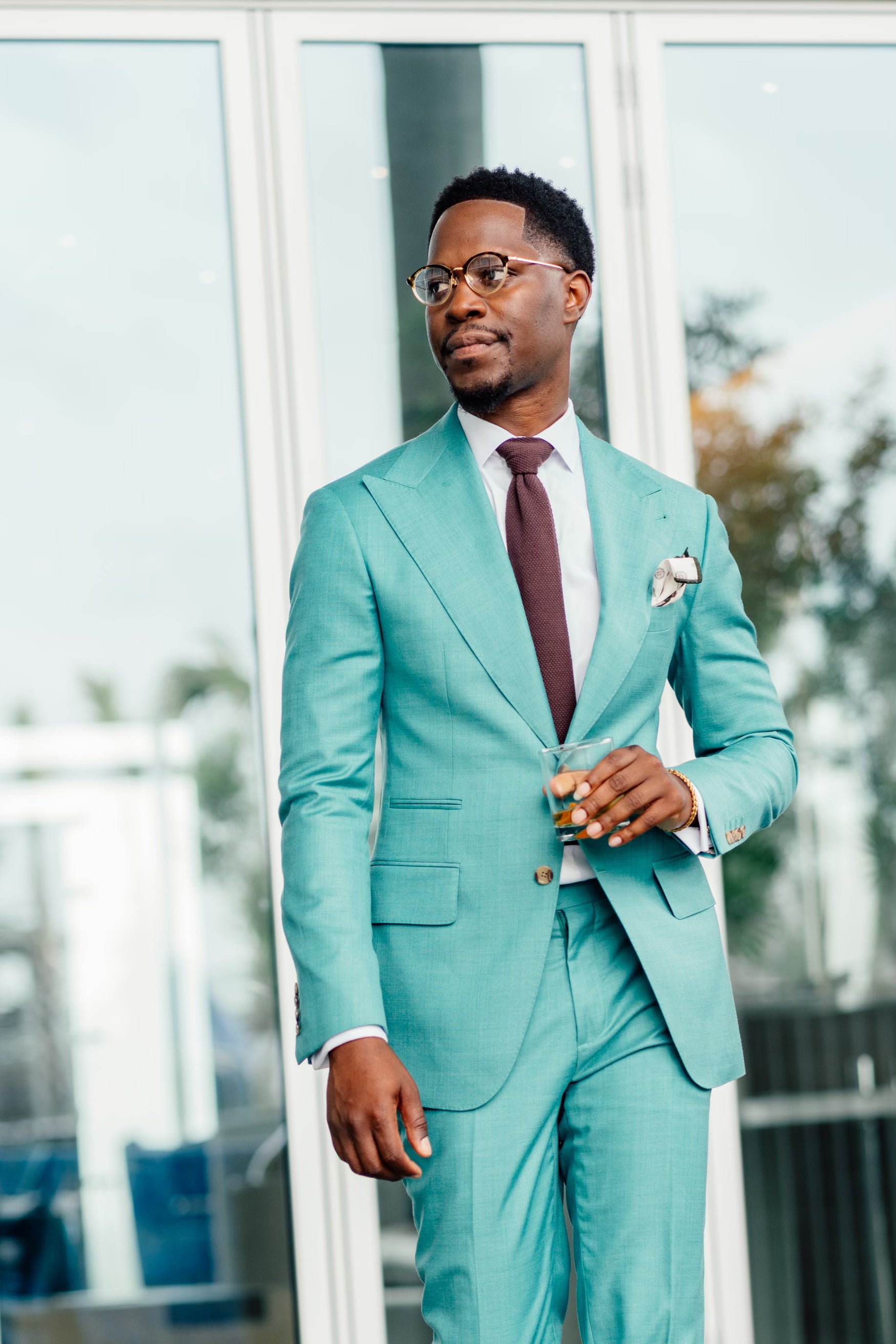 Spring Teal Suit