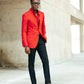 FIRE RED BLAZER