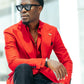 FIRE RED BLAZER